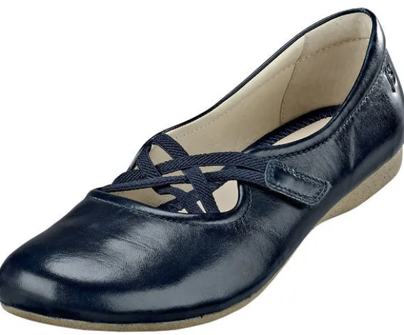 Ballerina mit Gummizug und Klettverschluss