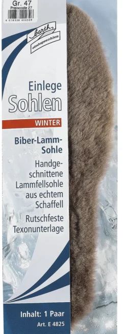 barth Biber-Lamm-Einlegesohle