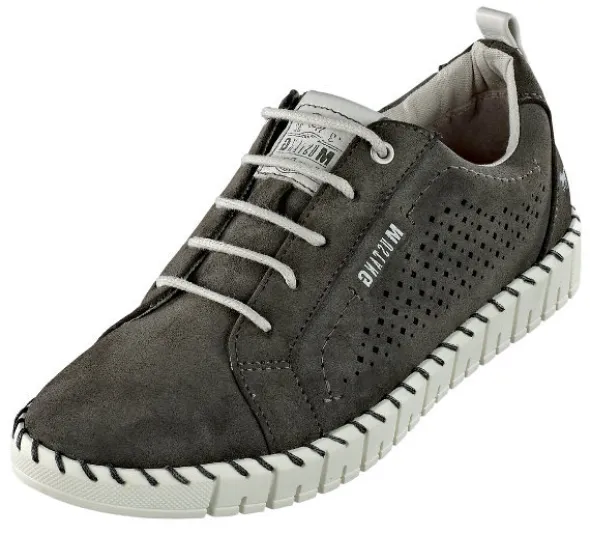 Damenschnürschuh mit Perforierungen an der Außenseite und Sohlennaht von Must