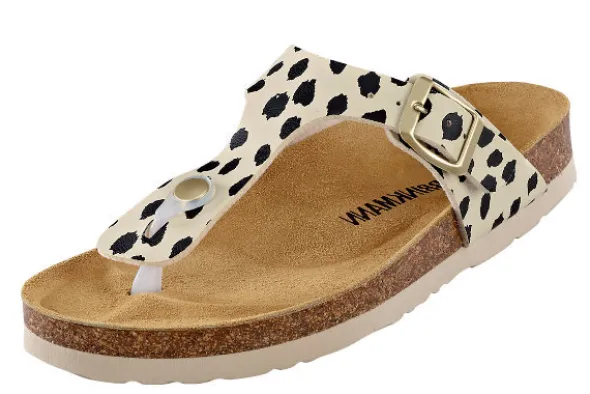 Dr. Brinkmann Pantolette mit Leoparden-Muster