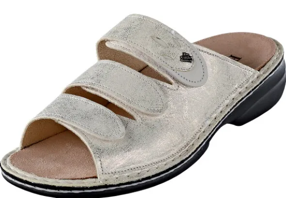 Finn-Comfort Pantolette mit 3 verstellbaren Klettverschlüssen