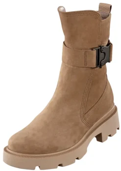 Gabor Kurzschaftboots mit Zierschnalle an der Außenseite