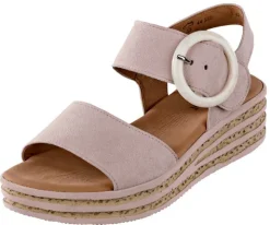 Gabor Sandalette mit Korksohle und großem Deko-Ring