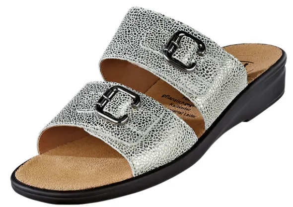 Ganter Pantolette mit breiten Klettriemen