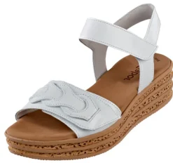 Keilsandalette mit geflochtener Lederapplikation von Gabor
