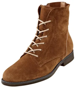 Klassische Schnürstiefelette mit Reißverschluss an der Innenseite von Gabor