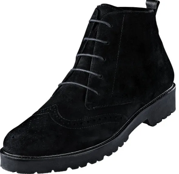 Knöchelhoher Schnürboots mit Reißverschluss an der Innenseite