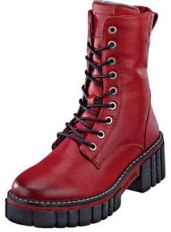 Kurzschaftstiefel mit kräftiger Sohle von Mustang
