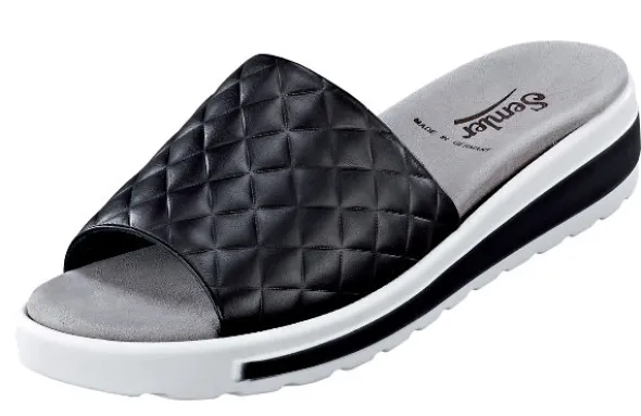 Pantolette mit quadratischer Prägung von Semler