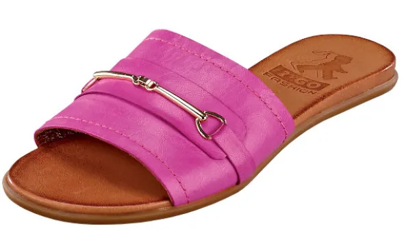 Pantolette mit Trensen-Applikation von 2 GO-fashion
