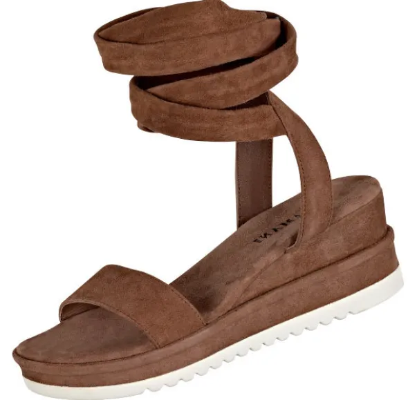 Römersandalette mit Wadenschnürung von Lazamani