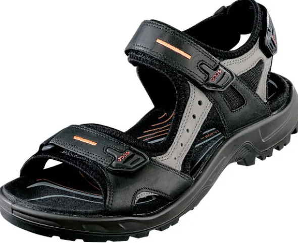 Robuste Bikersandalette mit 3 praktischen Klettverschlüssen von Ecco