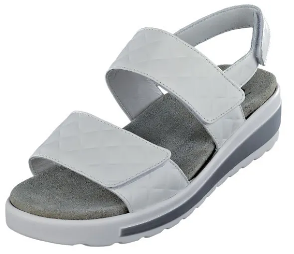 Sandalette mit quadratischer Prägung von Semler