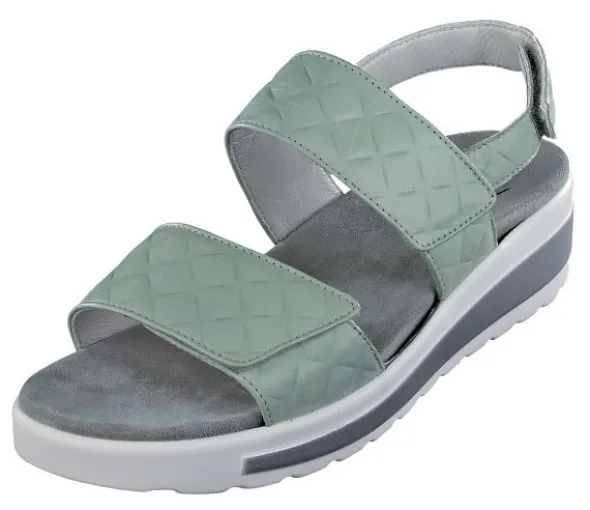 Sandalette mit quadratischer Prägung von Semler