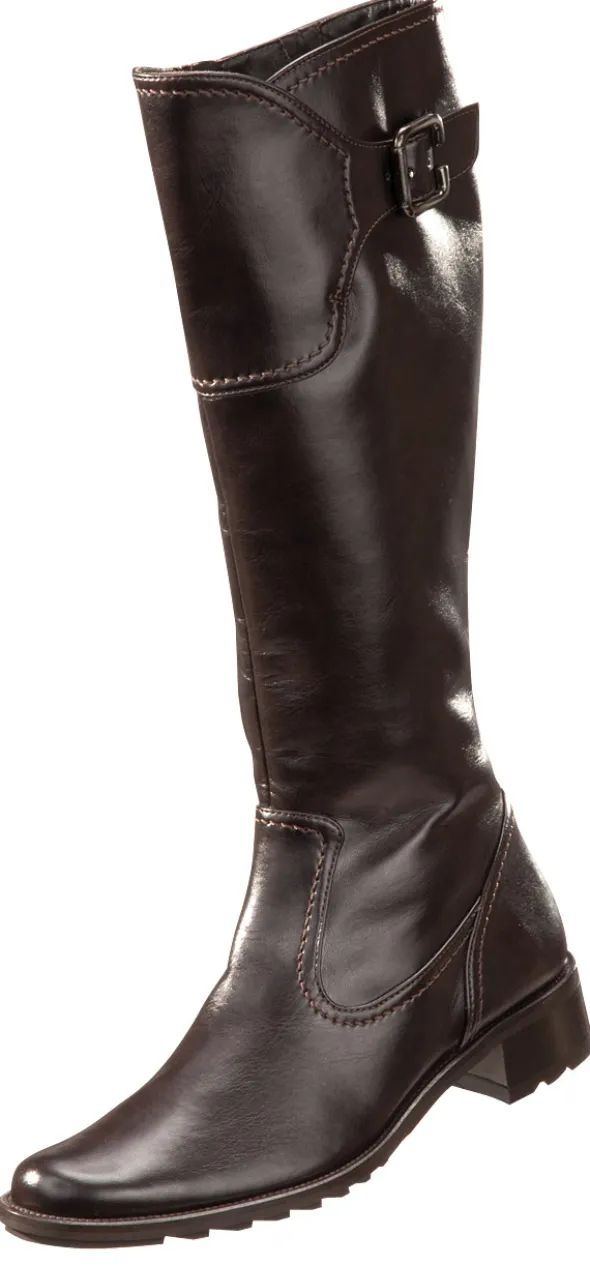 Schaftstiefel mit echtem Lammfellfutter