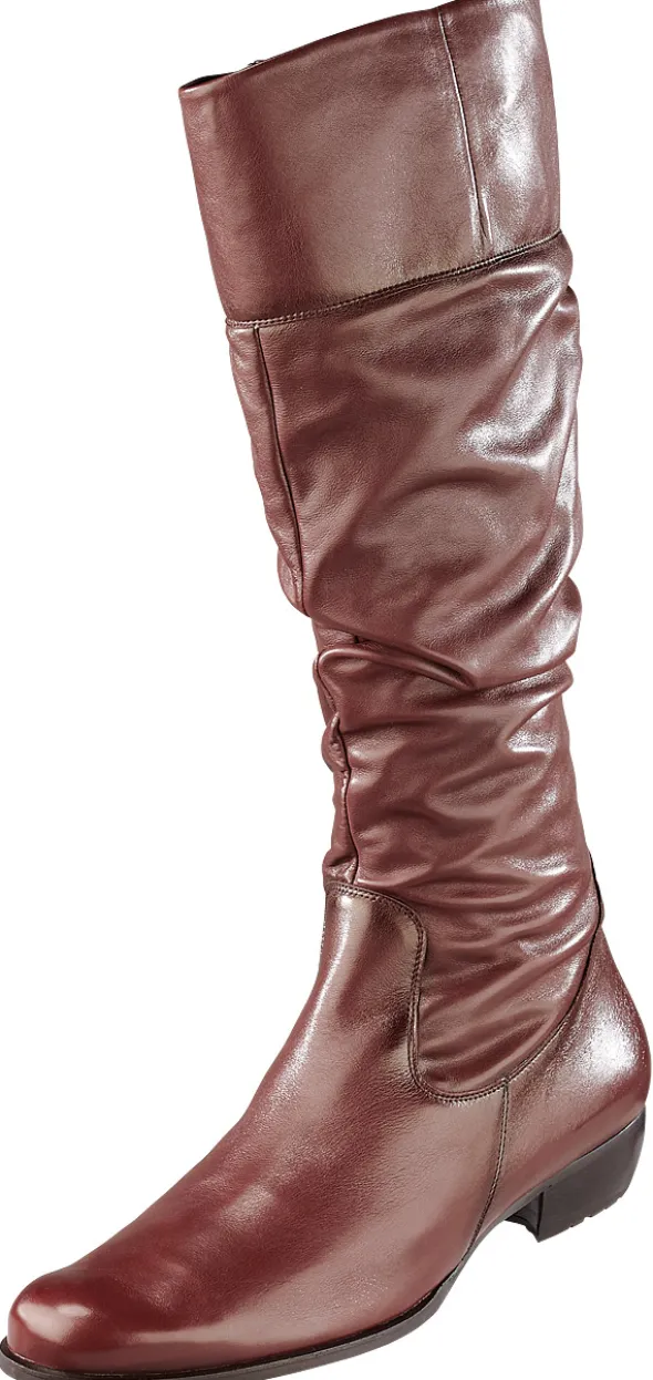 Schaftstiefel mit gerafftem Schaft von Semler