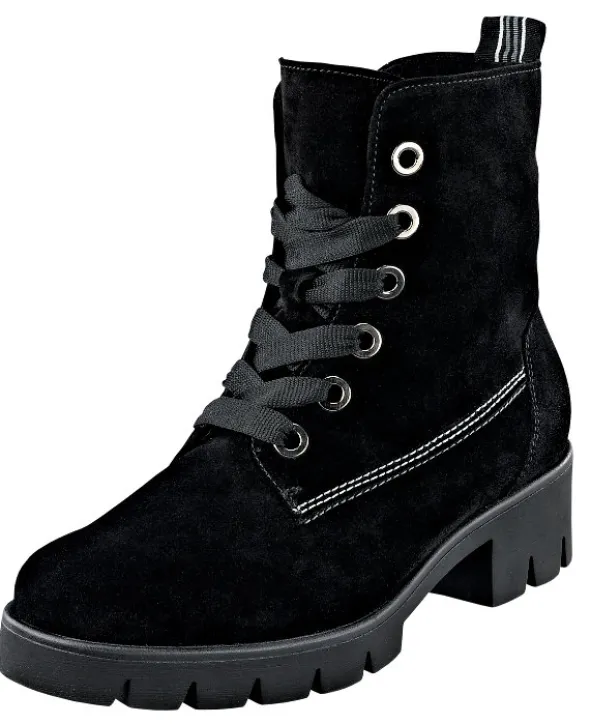 Schnürstiefelette mit Farbband an der Rückseite von Gabor
