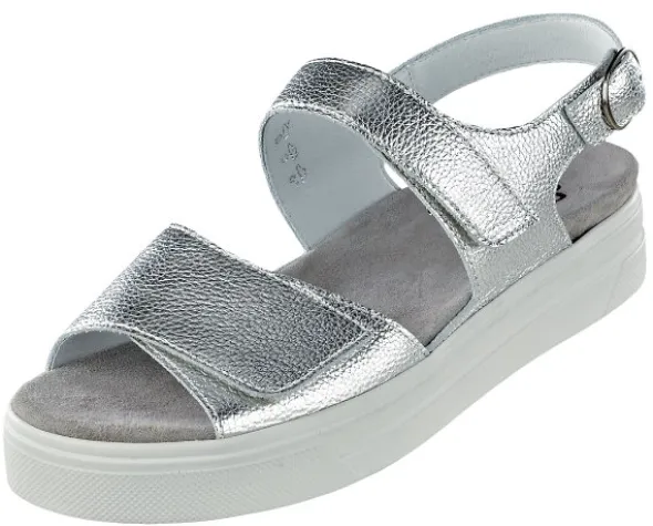 Semler Sandalette mit Klettriemen und Druckknopf
