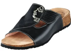 Think Pantolette mit Klettverschluss