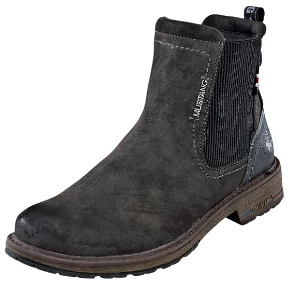 Warmer Chelsea Boots in Vintageoptik von Mustang
